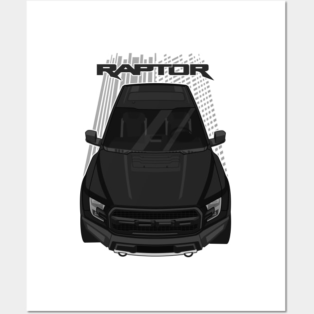 Ford F150 Raptor 2017-2020 - Black Wall Art by V8social